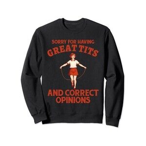 NEW Dark Blue Women’s Funny Quote Sweatshirt – Classic Fit